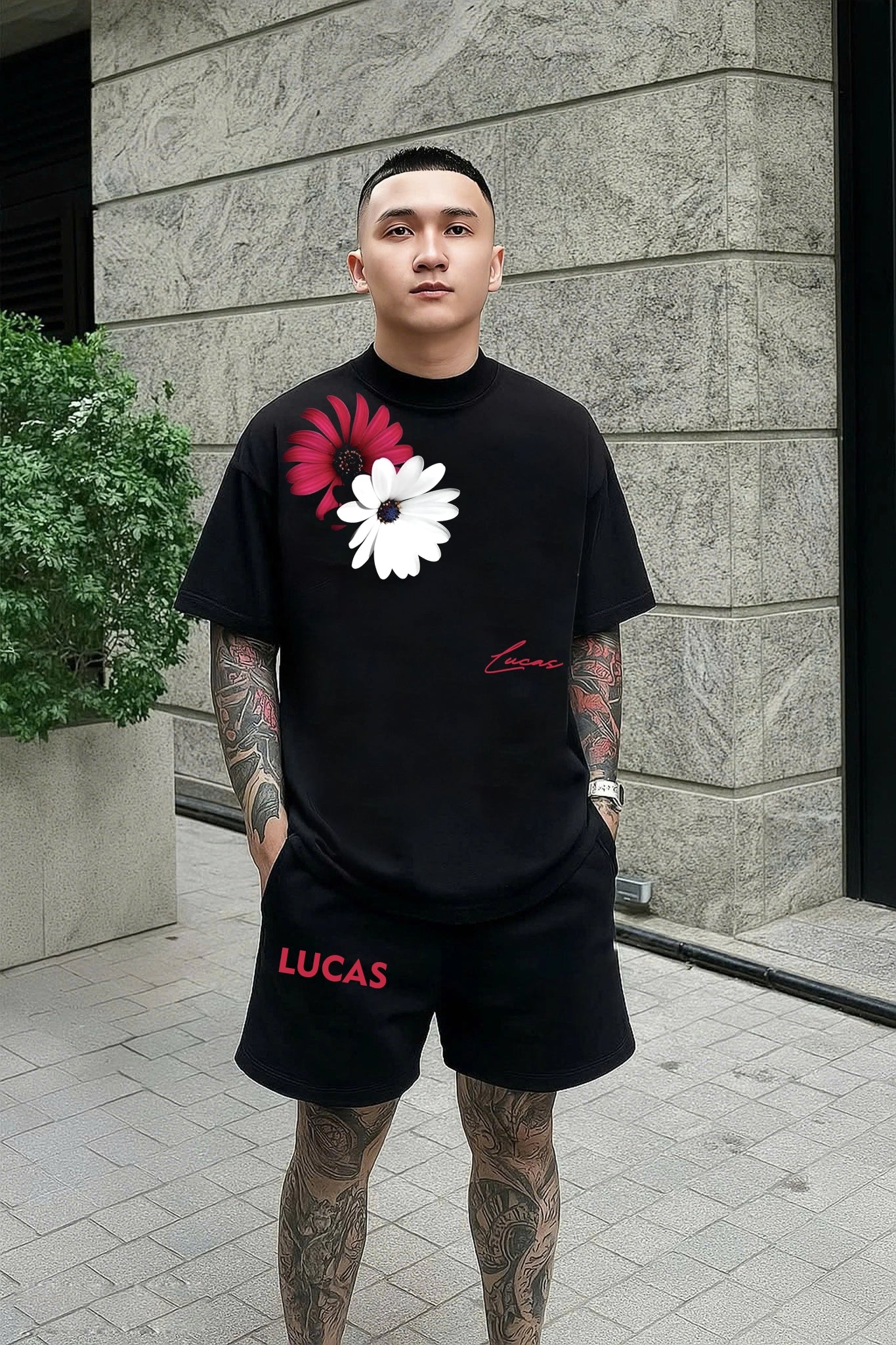 BỘ THUN 2 HOA