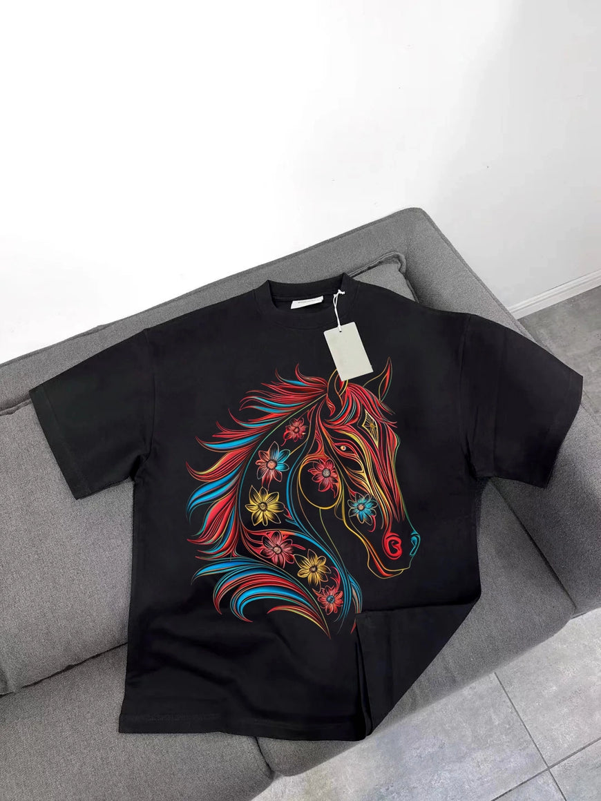 BỘ THUN NGỰA HOA